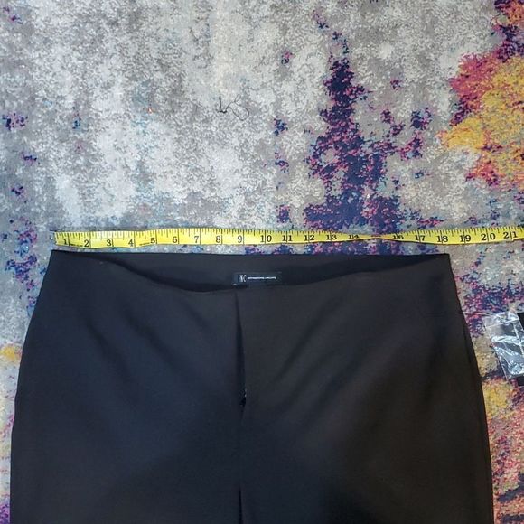 INC Black Straight Leg Pants Size 14 - Picture 7 of 10
